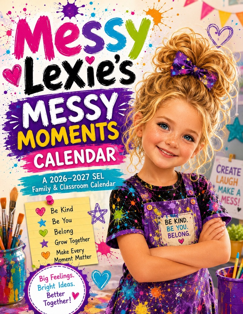 Messy Lexie's Messy Moments Calendar cover
