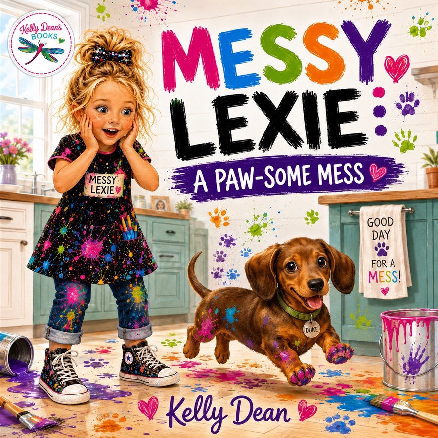Messy Lexie: A Paw-Some Mess by Kelly Dean - picture book