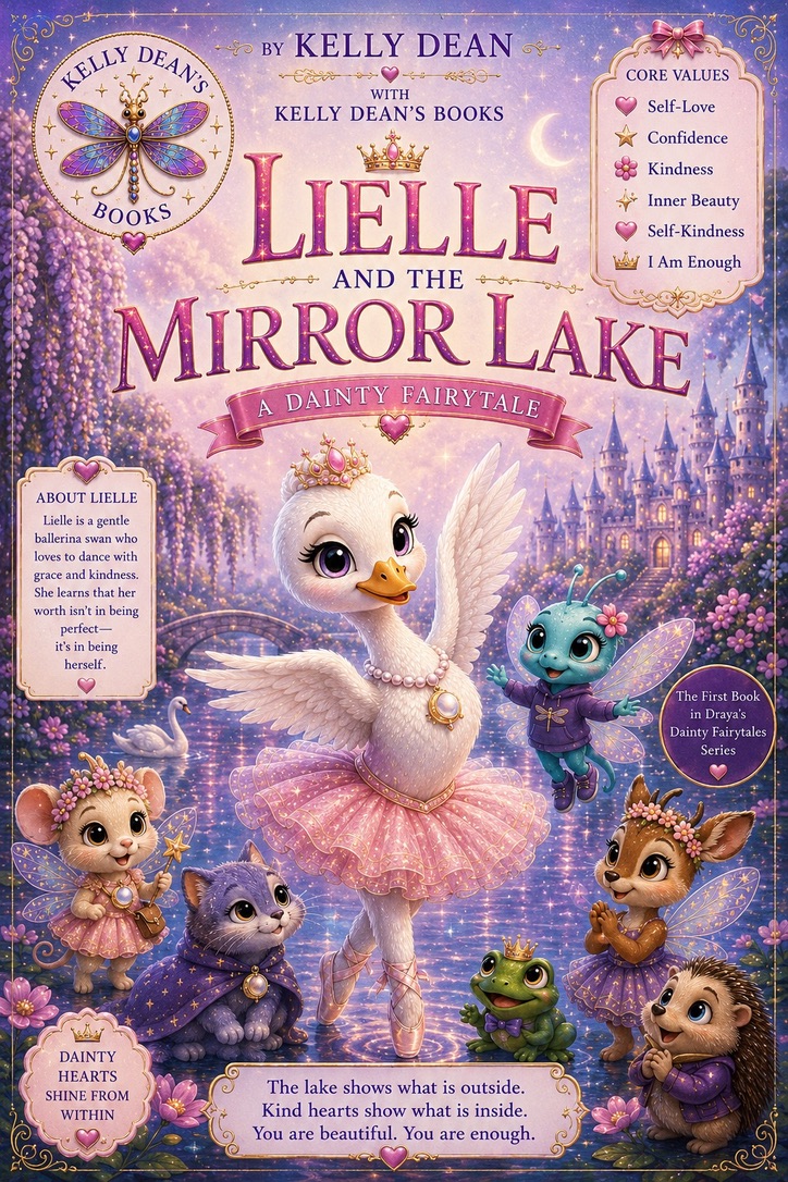 Lielle and the Mirror Lake — a Dainty Fairytales book cover