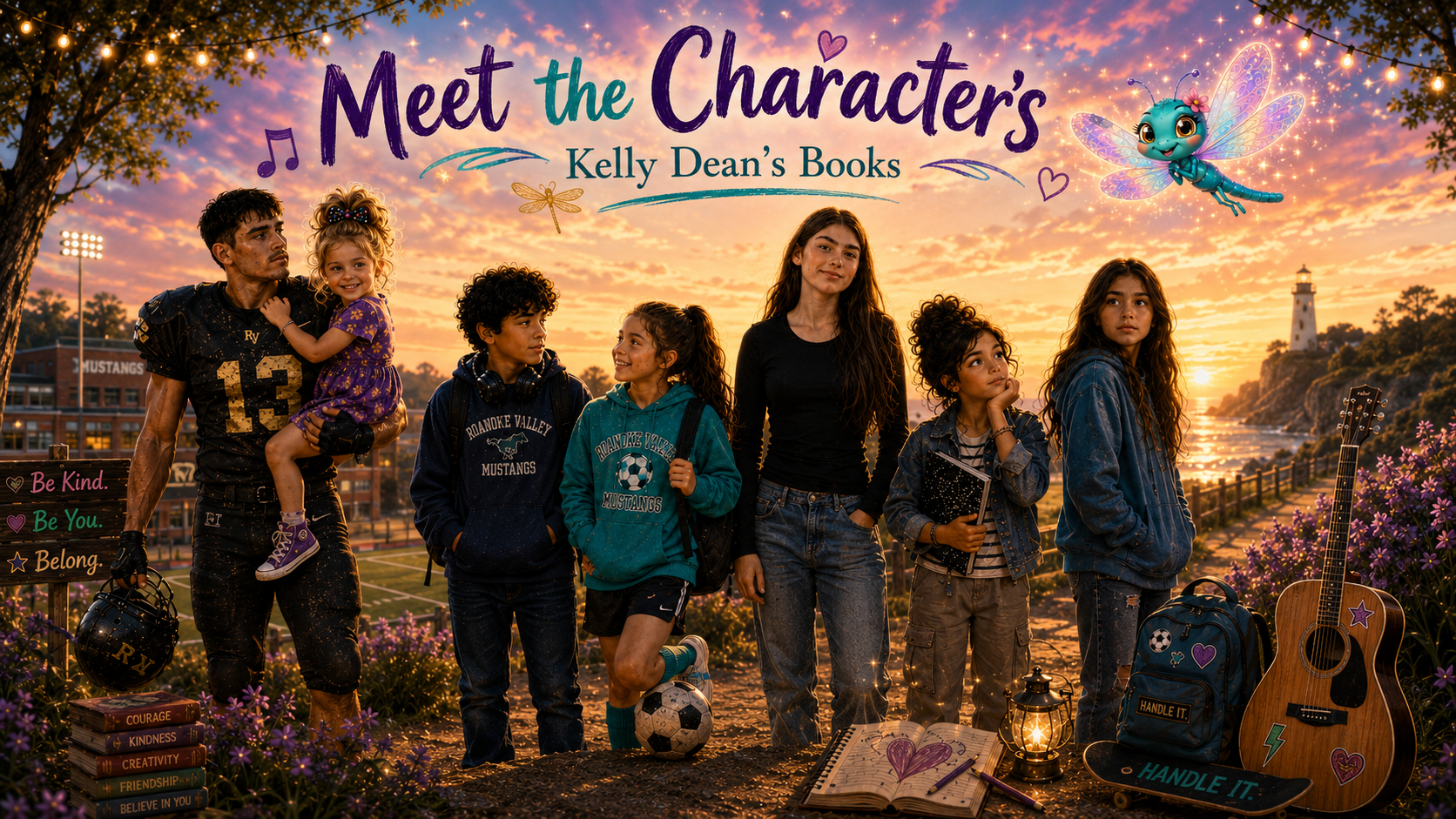 Meet the Characters — Kelly Dean's Books