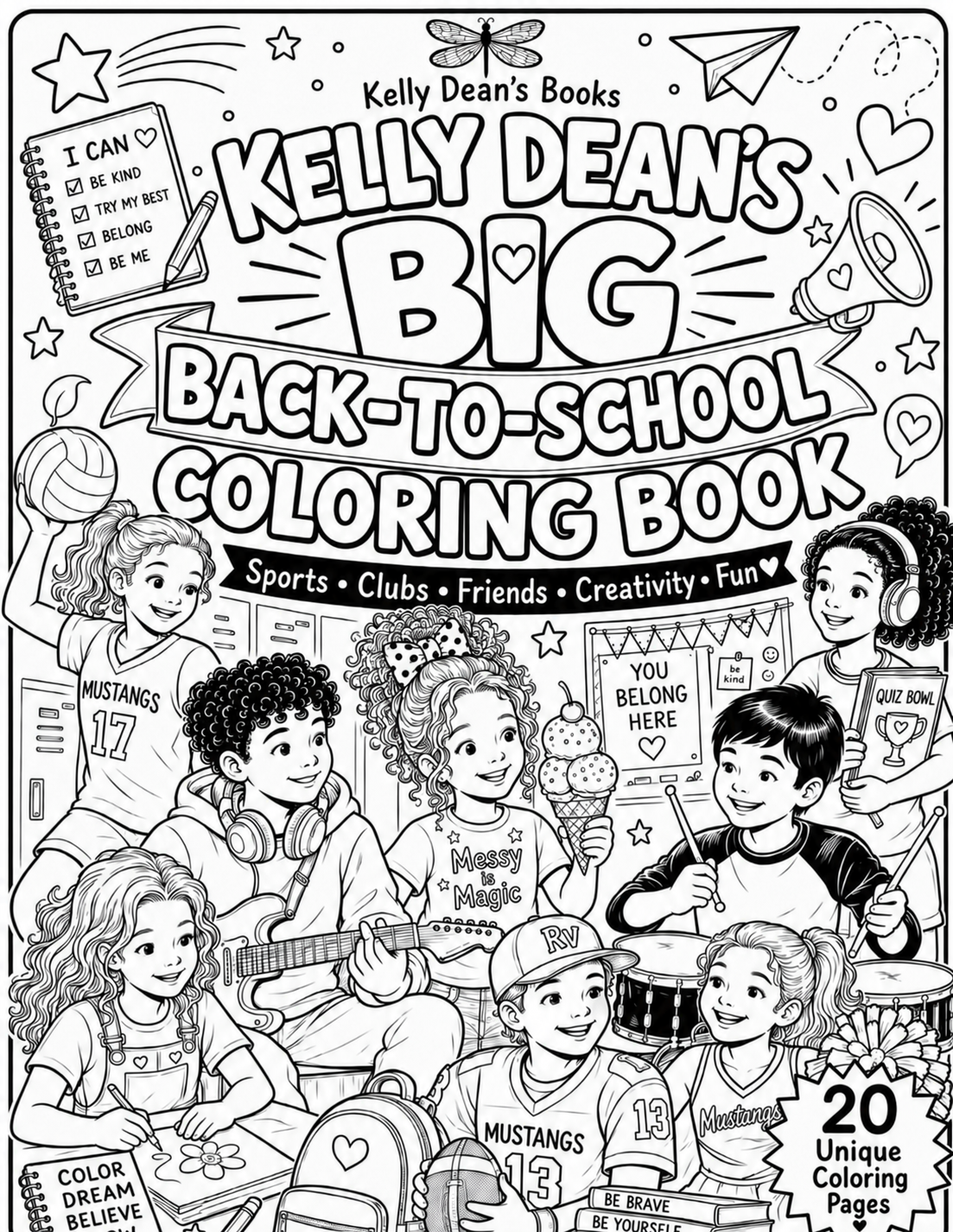Back-to-School Coloring Book