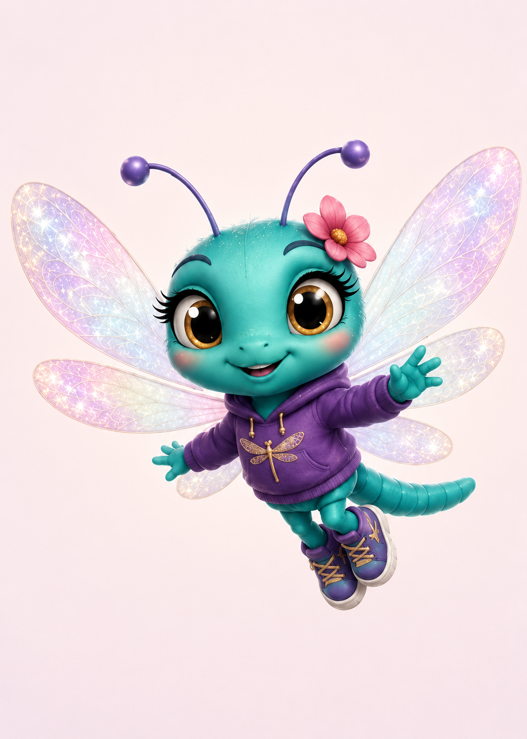 Draya the Dragonfly — inspired by Aunt Chrissy's wisdom and courage