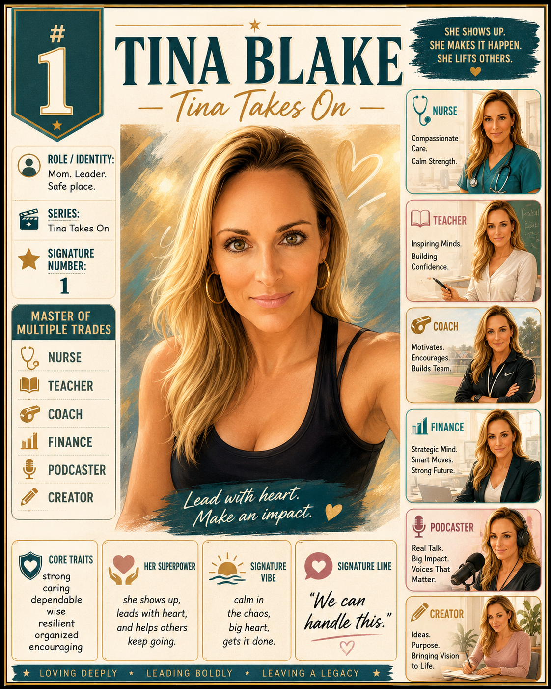 Tina Blake character card